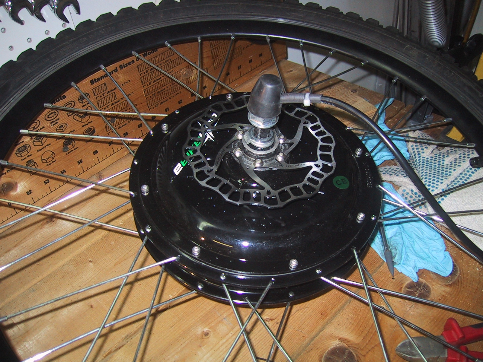 adding disc brakes to a bike